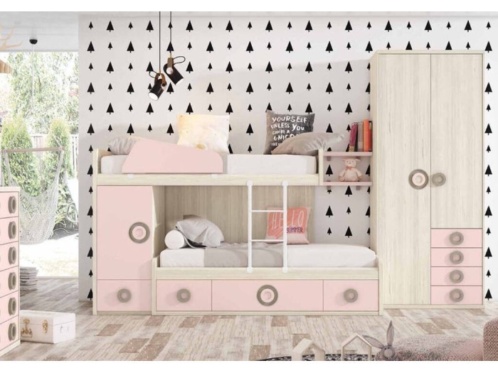 DORMITORIO JUVENIL UP COMPLETO REF. 503